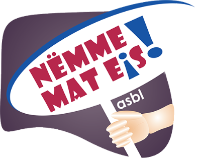 Logo Nëmme mat eis! - Link zur Startseite