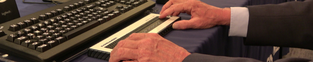 Braillezeile für Bildschimrleseprogramm