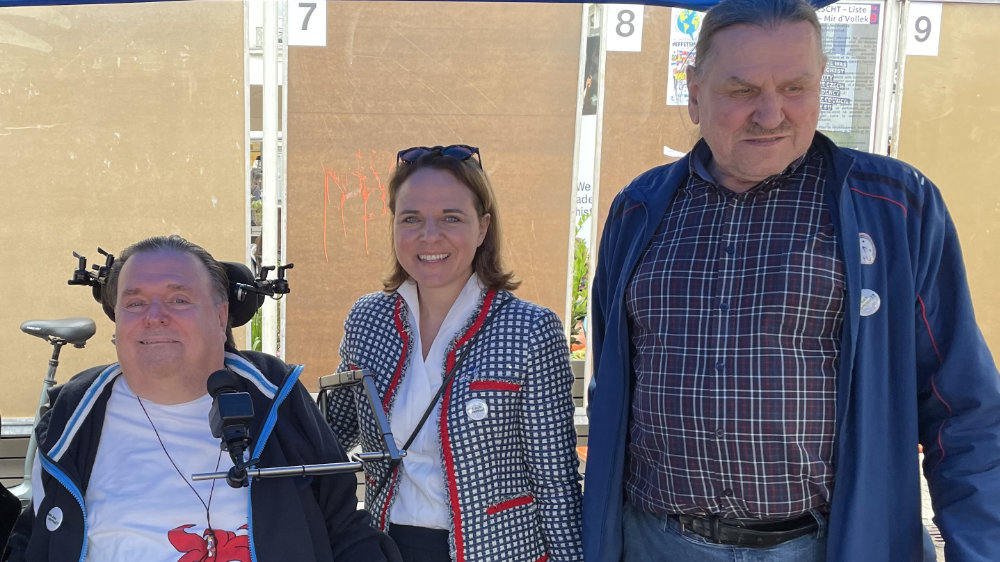 Ministerin Corinne Cahen besuchte unseren Stand