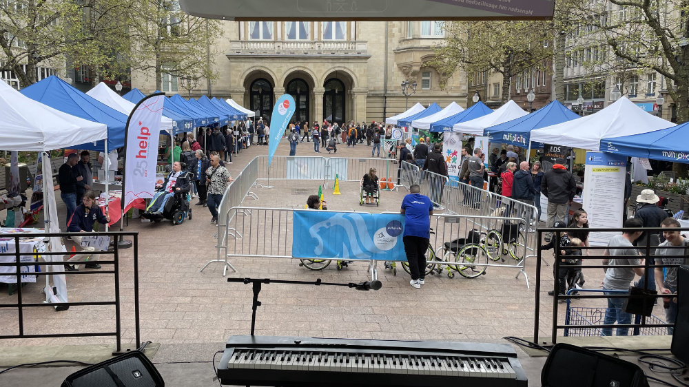 Übersicht über die Stände auf der Place d'Armes